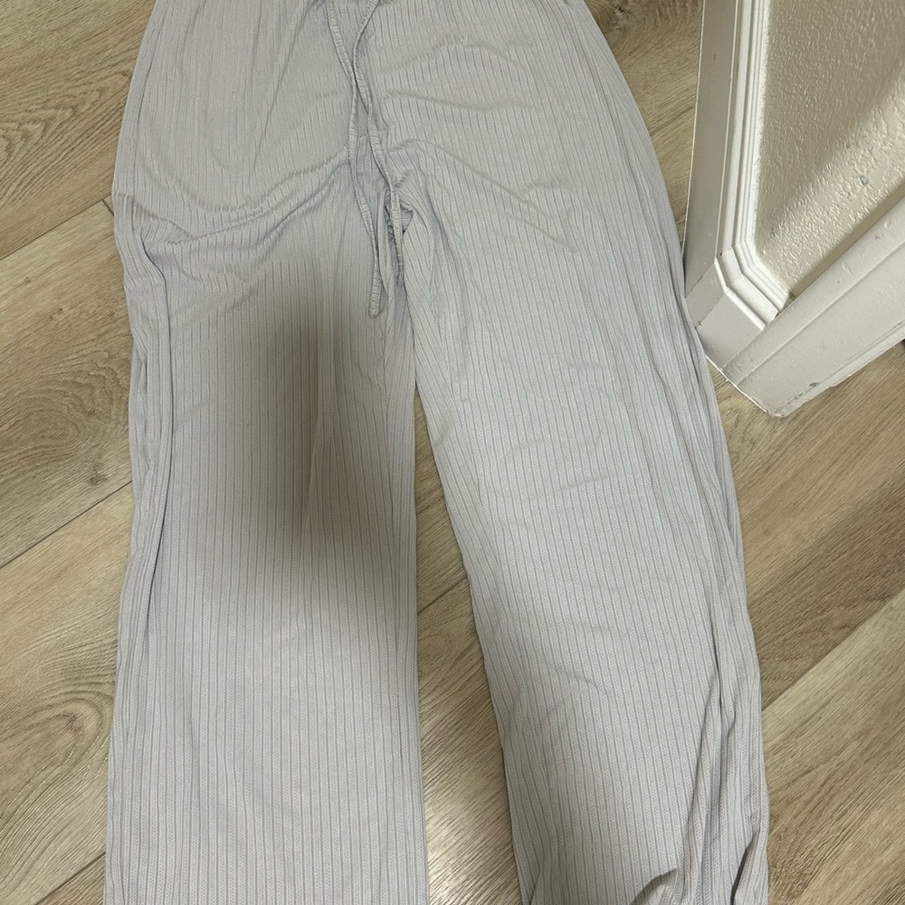 Women’s  Gray Striped Pants